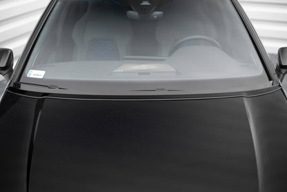 Verlängerung motorhaube VW Golf Mk8 schwarz Hochglanz