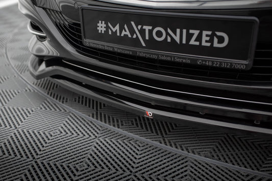 Front Ansatz V.2 für Mercedes-Benz S W222 schwarz Hochglanz