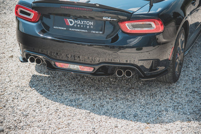 Heckansatz Abarth 124 Spider  schwarz Hochglanz