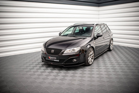 Front Ansatz V.2 für Seat Exeo schwarz Hochglanz