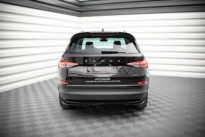 Heckansatz Skoda Kodiaq Mk1 Facelift schwarz Hochglanz