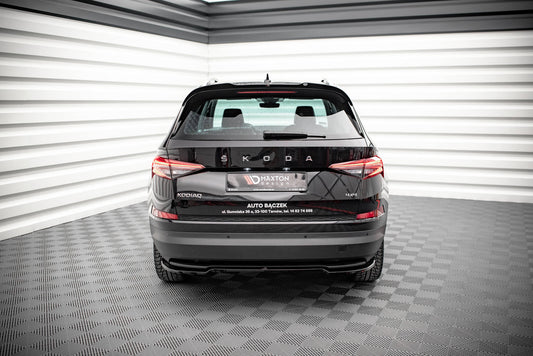 Heckansatz Skoda Kodiaq Mk1 Facelift schwarz Hochglanz