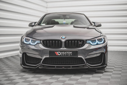 Front Ansatz für BMW M4 F82 schwarz Hochglanz