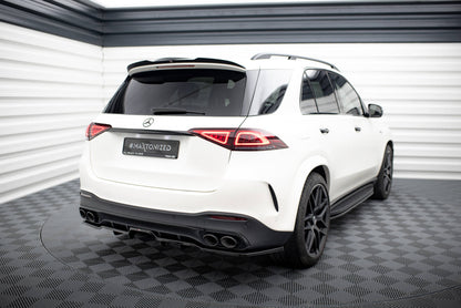 Mittlerer Cup Diffusor DTM Look Heck Ansatz für Mercedes-AMG GLE 53 / 63 W167 / W167 Facelift schwarz Hochglanz
