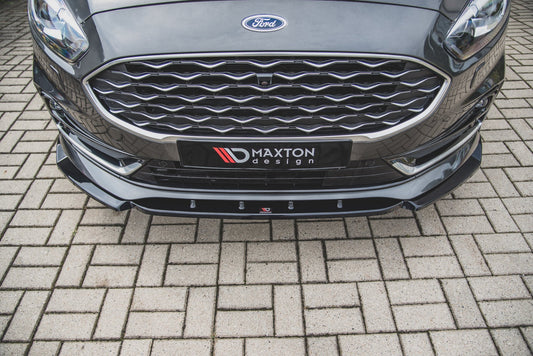 Front Ansatz für Ford S-Max Mk2 Facelift schwarz Hochglanz