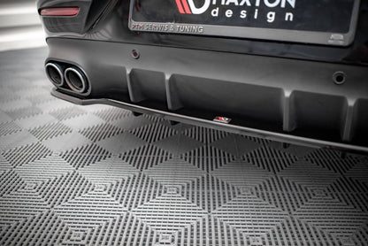 Mittlerer Cup Diffusor DTM Look Heck Ansatz für Mercedes-AMG CLS 53 C257 schwarz Hochglanz