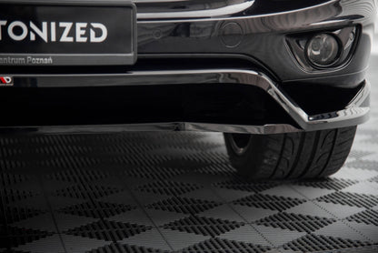 Front Ansatz für Porsche Cayenne Mk2 Facelift schwarz Hochglanz