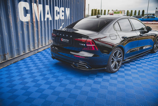 Heckansatz Volvo S60/V60 R-Design Mk3 schwarz Hochglanz