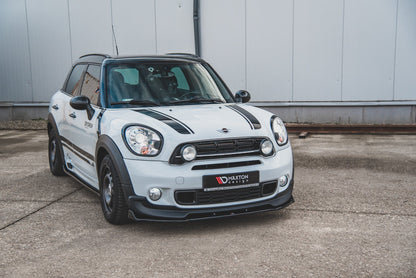 Front Ansatz für Mini Countryman Mk1 JCW  schwarz Hochglanz