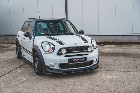 Front Ansatz für Mini Countryman Mk1 JCW  schwarz Hochglanz