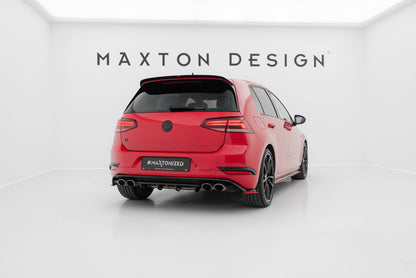 Heckansatz VW Golf R Hatchback Mk7 Facelift schwarz Hochglanz