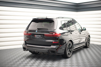 Mittlerer Diffusor Heck Ansatz DTM Look für BMW X7 M G07 schwarz matt
