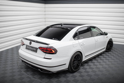 Heckscheiben Spoiler für VW Passat GT B8 Facelift USA schwarz Hochglanz