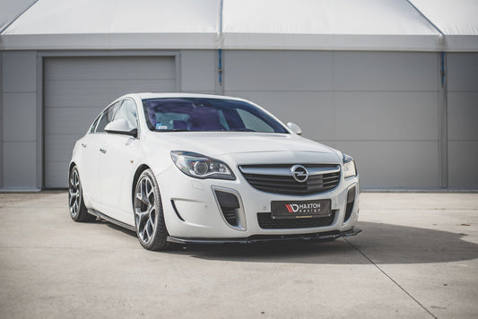 Front Ansatz V.1 für Opel Insignia Mk. 1 OPC Facelift schwarz Hochglanz