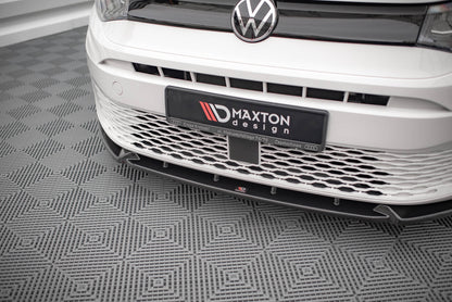 Front Ansatz V.2 für VW Caddy Mk5 schwarz Hochglanz