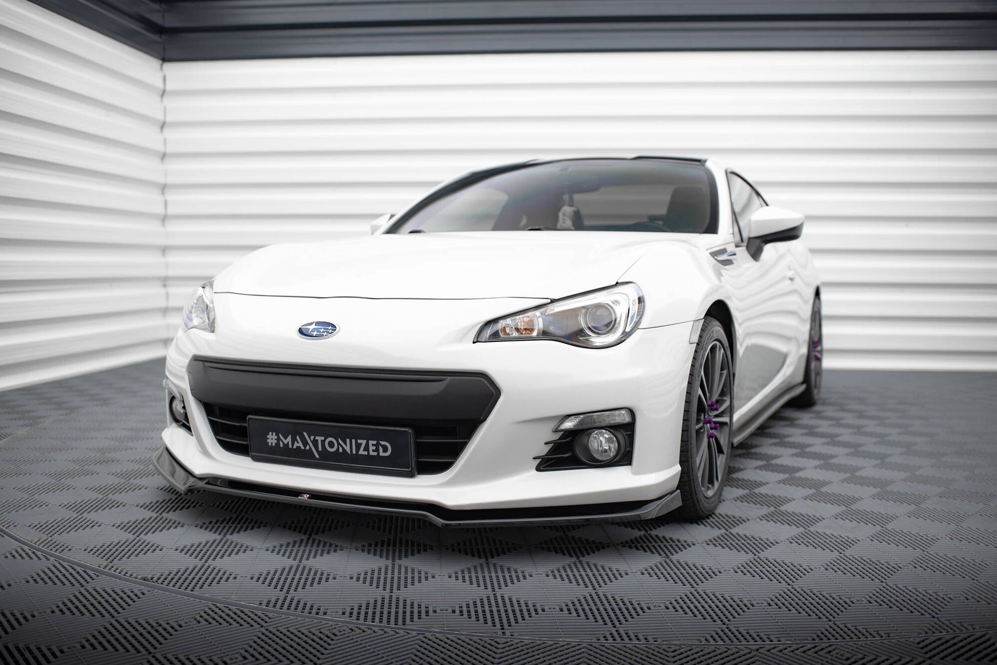 Front Ansatz V.2 für Subaru BRZ Mk1  schwarz Hochglanz