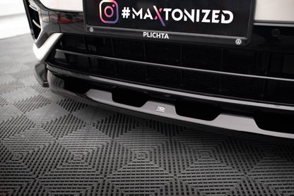 Front Ansatz V.2 für VW T-Roc R / R-Line Mk1 Facelift schwarz Hochglanz