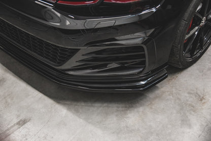 Front Ansatz für VW Golf 7 GTI TCR  schwarz Hochglanz