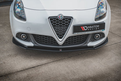 Front Ansatz V.2 für Alfa Romeo Giulietta  schwarz Hochglanz
