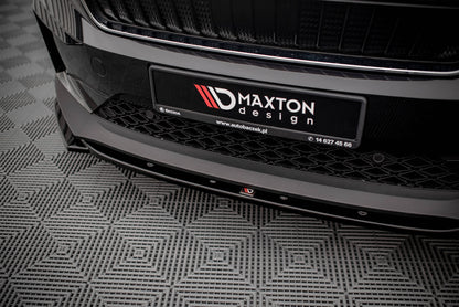 Front Ansatz V.3 für Skoda Enyaq iV Carbon Look