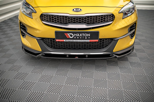 Front Ansatz für Kia XCeed Mk1 schwarz Hochglanz