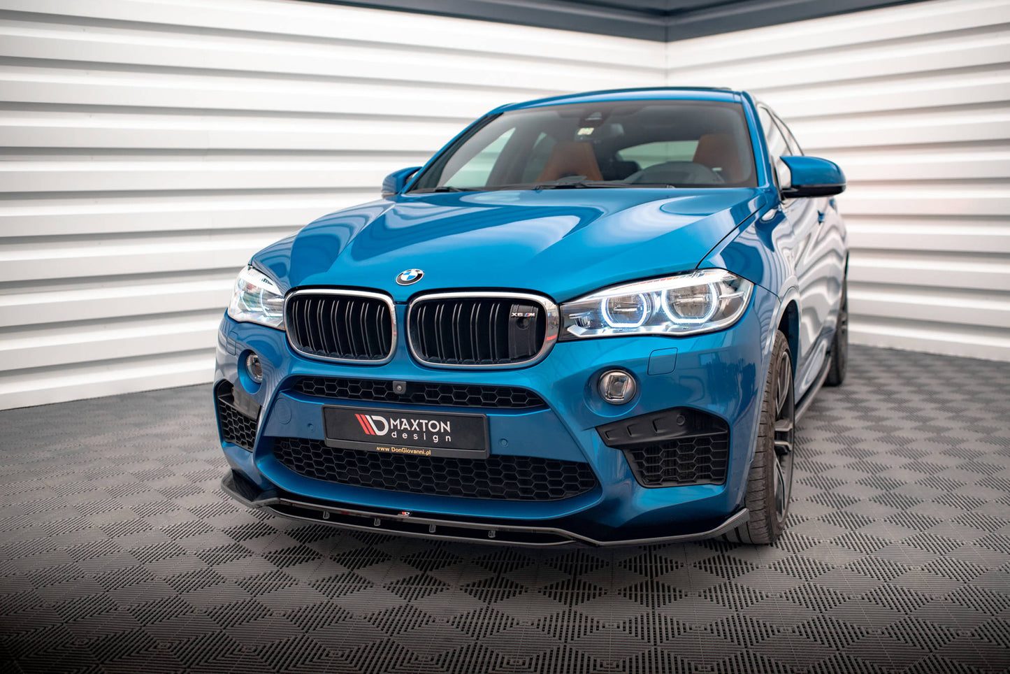 Front Ansatz V.2 für BMW X5 M F85 / X6 M F86 schwarz Hochglanz
