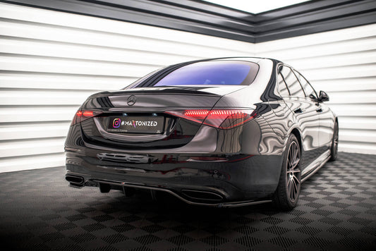 Spoiler CAP 3D für Mercedes-Benz S AMG-Line W223 schwarz Hochglanz