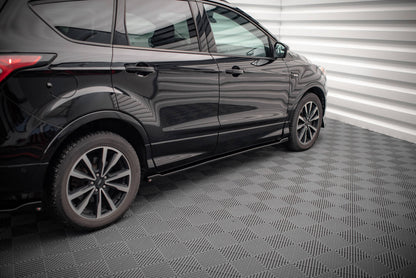Seitenschweller Ansatz für Ford Escape ST-Line Mk3 schwarz Hochglanz