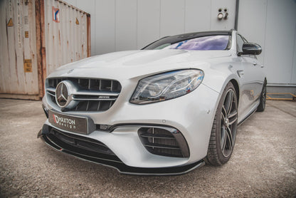 Front Ansatz V.1 für Mercedes-Benz E63 AMG Kombi/Limousine S213/W213 schwarz Hochglanz