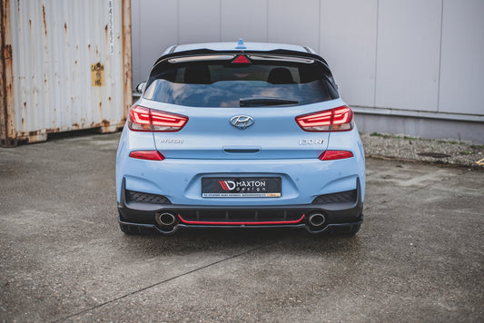 Heckansatz Hyundai I30 N Mk3 Hatchback schwarz Hochglanz