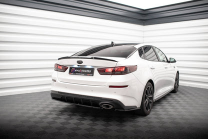 Spoiler CAP für Kia Optima Mk4 schwarz Hochglanz