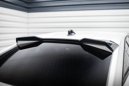 Höher Spoiler CAP 3D für Peugeot 408 Mk1 schwarz Hochglanz