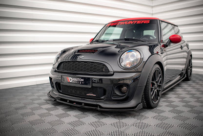Front Ansatz V.3 für Mini Cooper John Cooper Works R56 schwarz Hochglanz
