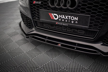 Front Ansatz für Audi A6 RS6 Look C7 schwarz matt
