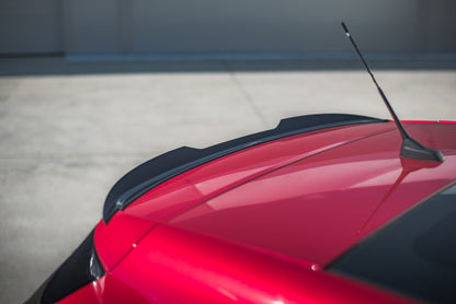 Spoiler CAP für Peugeot 308 GT Mk2 Facelift schwarz Hochglanz
