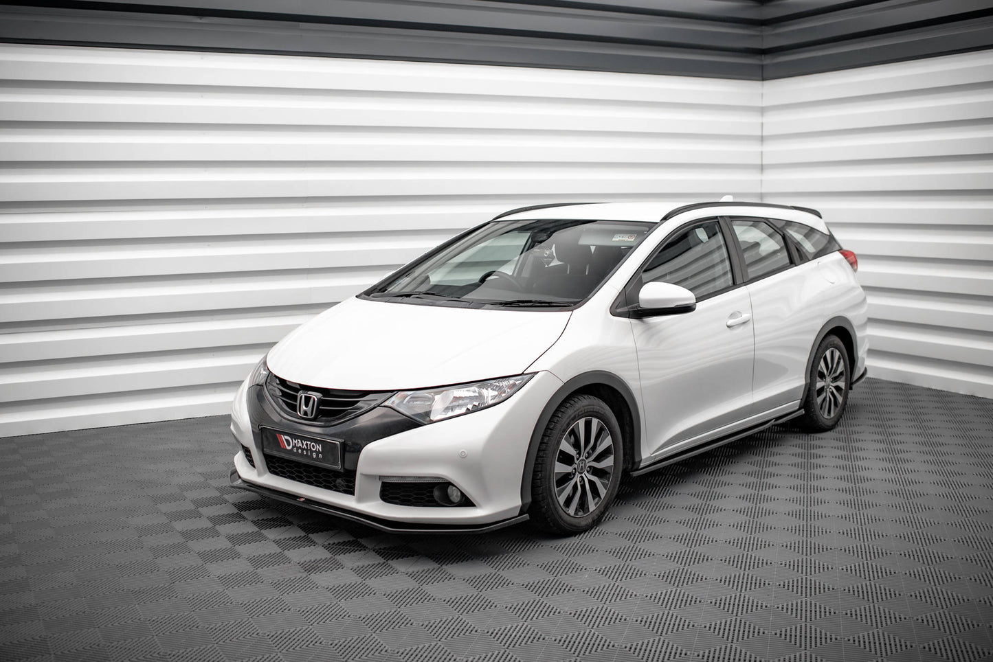 Seitenschweller Ansatz für Honda Civic Mk9 schwarz Hochglanz