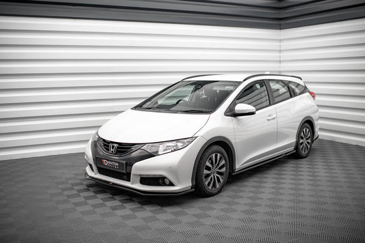 Seitenschweller Ansatz für Honda Civic Mk9 schwarz Hochglanz