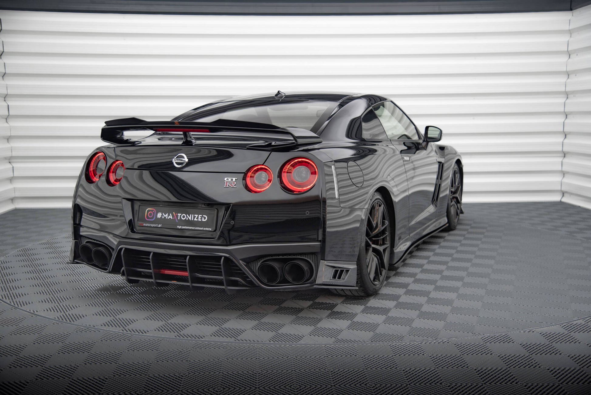 Street Pro Heck Ansatz Flaps Diffusor für Nissan GTR R35 Facelift