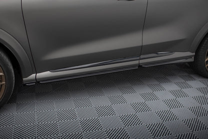 Seitenschweller Ansatz für Ford Puma ST / ST-Line / Standard Mk1 schwarz Hochglanz