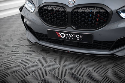 Front Ansatz V.4 für BMW 1er M-Paket/ M135i / 128ti F40  schwarz Hochglanz