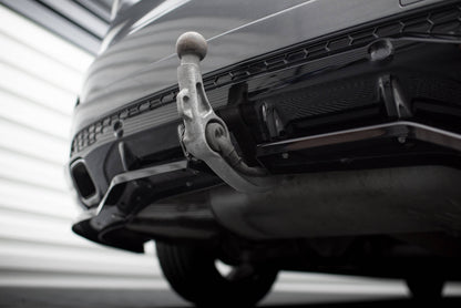 Mittlerer Cup Diffusor DTM Look Heck Ansatz für Ford S-Max ST-Line Mk2 schwarz Hochglanz