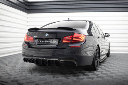 Diffusor Heck Ansatz V.2 für BMW 5er M-Paket F10 / F11 (Doppelauspuff li.)