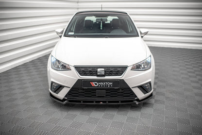 Front Ansatz V.1 für Seat Ibiza FR/ Standard Mk5 schwarz Hochglanz