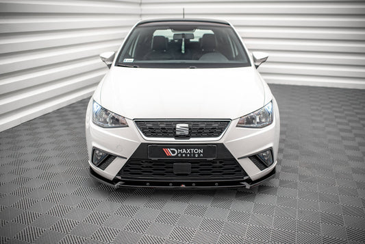 Front Ansatz V.1 für Seat Ibiza FR/ Standard Mk5 schwarz Hochglanz