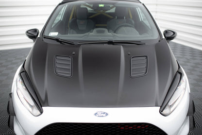 Motorhauben Luftschlitze Ford Fiesta ST Mk7 Facelift schwarz Hochglanz