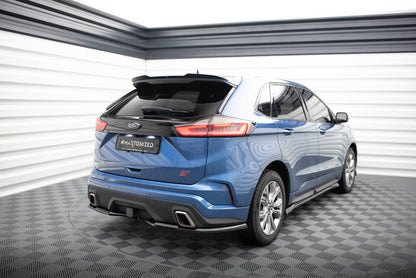 Spoiler CAP für Ford Edge Mk2 schwarz Hochglanz