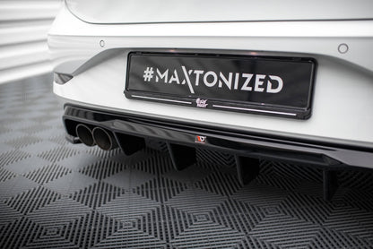 Diffusor Heck Ansatz für VW Polo GTI Mk6 Facelift