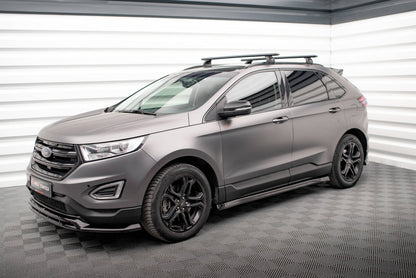 Seitenschweller Ansatz für Ford Edge Mk2 schwarz Hochglanz