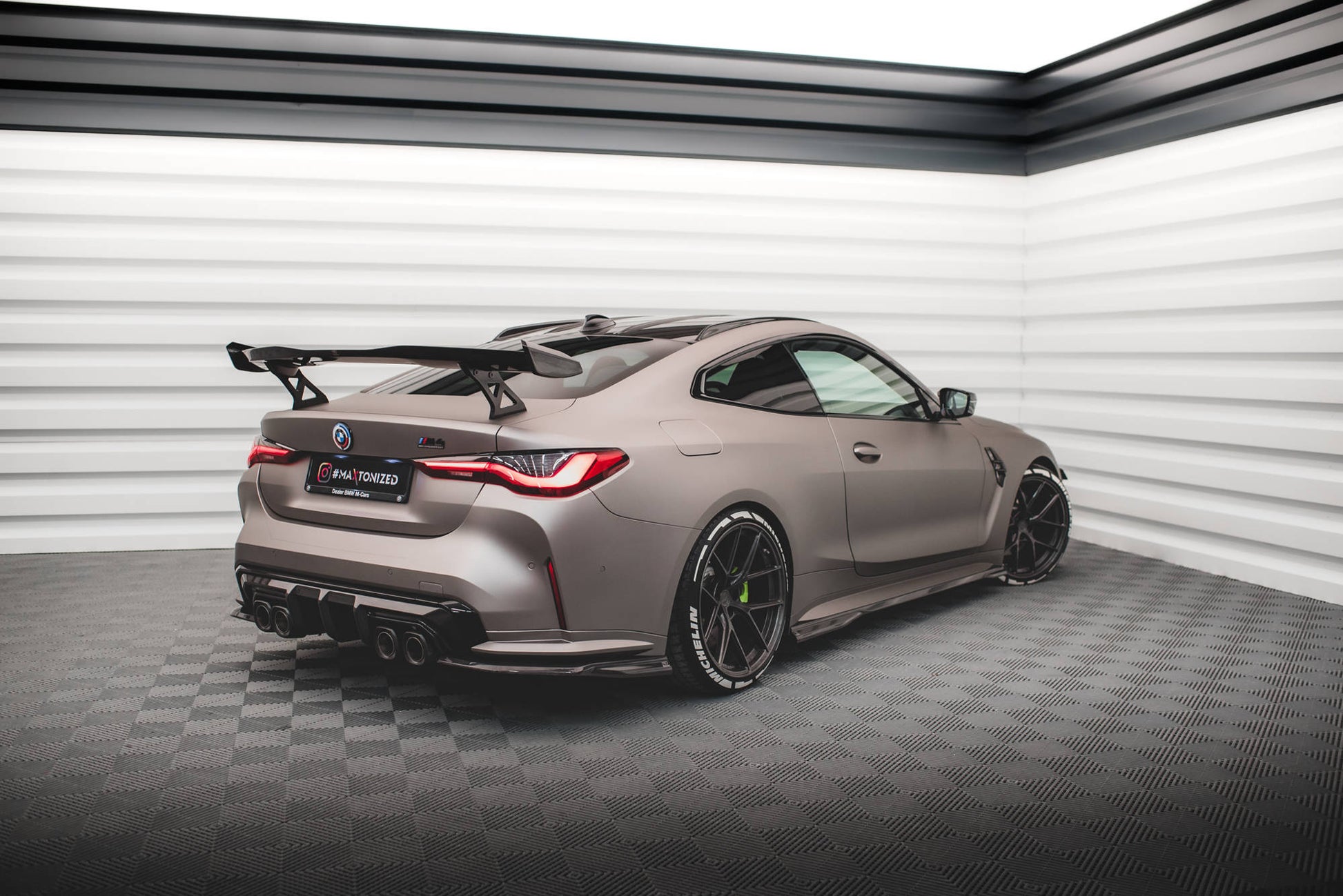 Prepreg Carbon Fiber Dachschienen Spoiler BMW M4 G82 / G82 Facelift