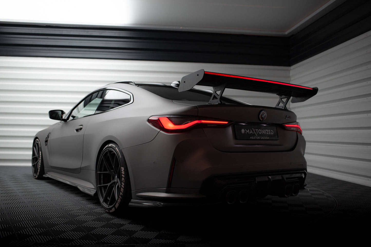 Carbon Spoiler With Internal Brackets Uprights + LED BMW M4 G82 / G82 Facelift / M440i / 4 M-Paket G22 / G22 Facelift